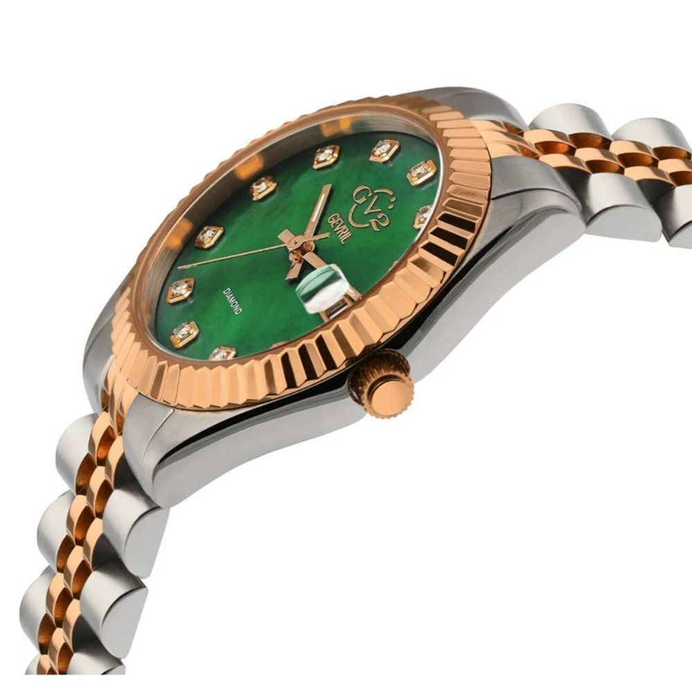 NEW Gevril Swiss watch from the Naples collection sapphire diamond watch - Picture 12 of 12